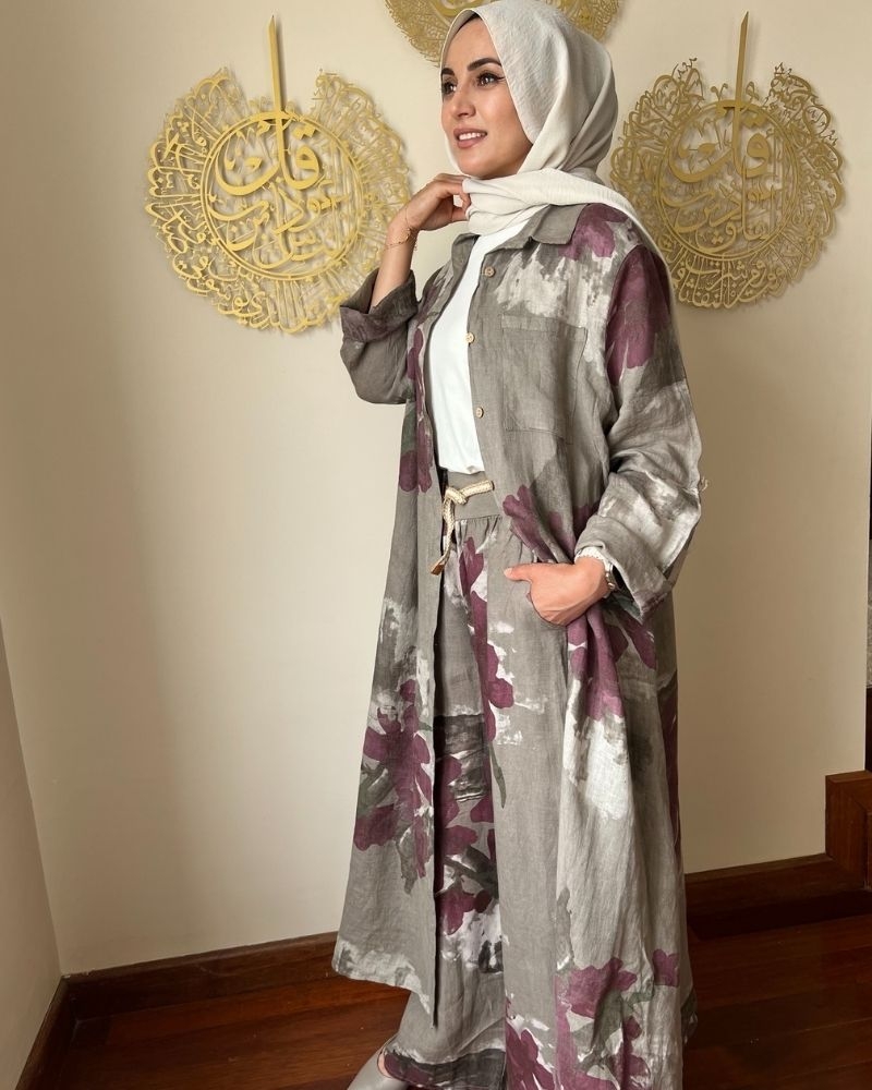 İTHAL KAŞVİ KETEN TAKIM VİZON resmi