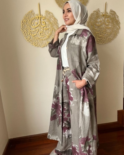 İTHAL KAŞVİ KETEN TAKIM VİZON resmi