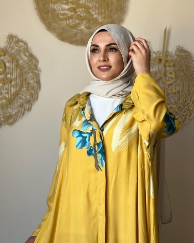 LALE ELBİSE SARI resmi