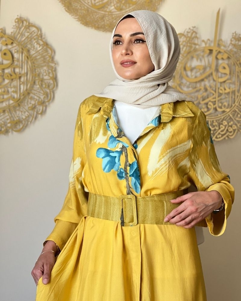 LALE ELBİSE SARI resmi