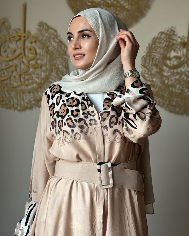 LALE ELBİSE BEJ resmi